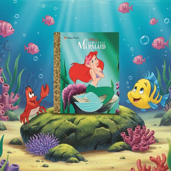 Disney’s The Little Mermaid | Vintage 1989 Little Golden Book | First Edition - Picture 1 of 6